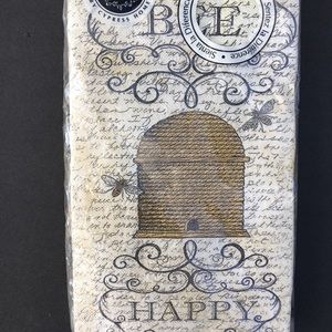 2 Packages Cypress Home Guest Napkins Paper Bee Happy Hive Party Crafts NWT